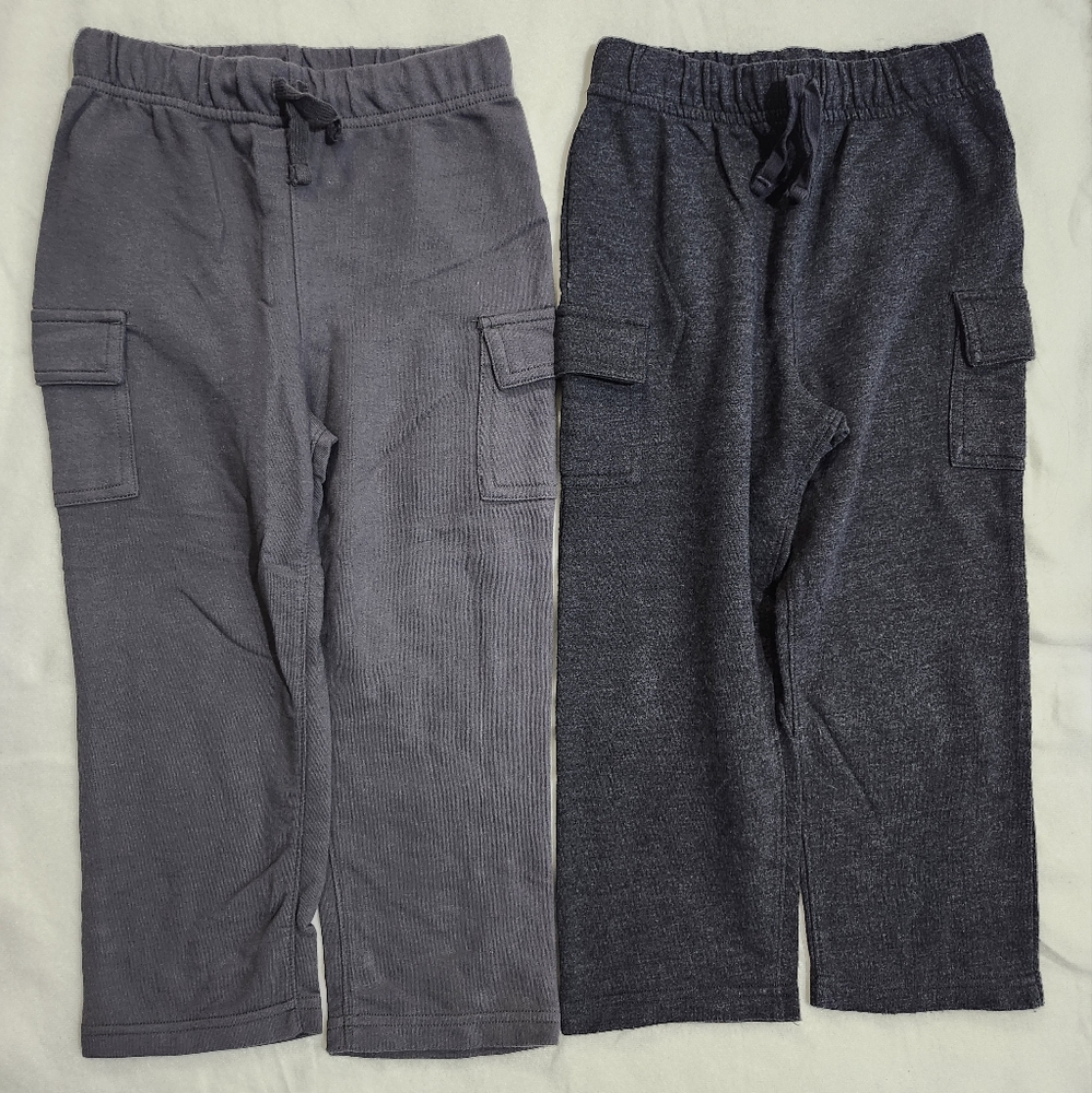 Jumping beans 2 pairs Black , Gray, Cargo Pants New - Picture 1 of 7